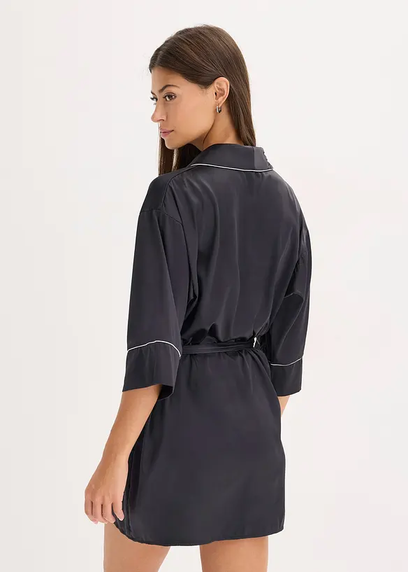 Satengkimono med fin glans, bonprix