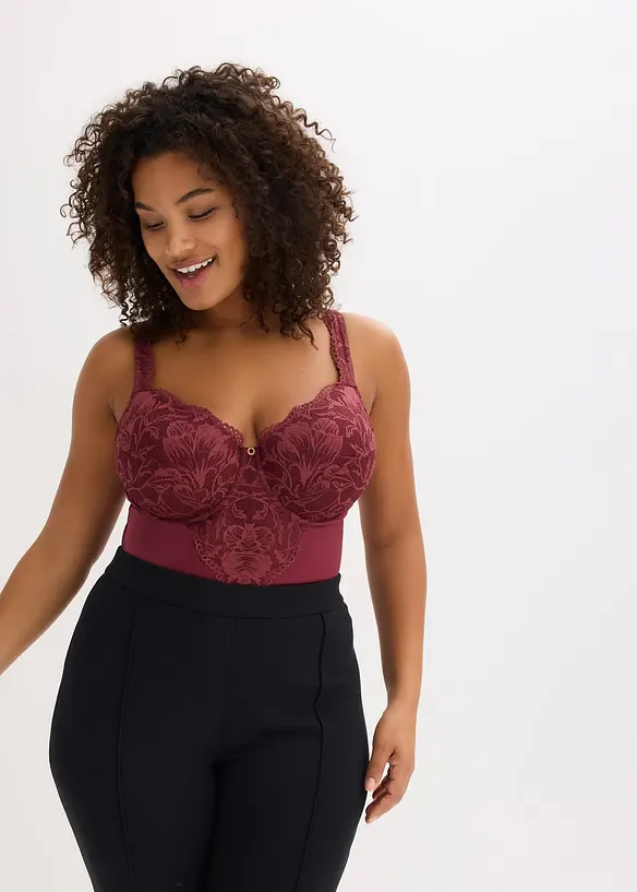 Stringbody med polstrede stropper, bonprix