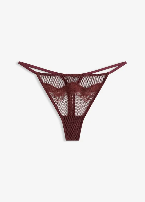 Tanga-string med raffinert blonde, bonprix