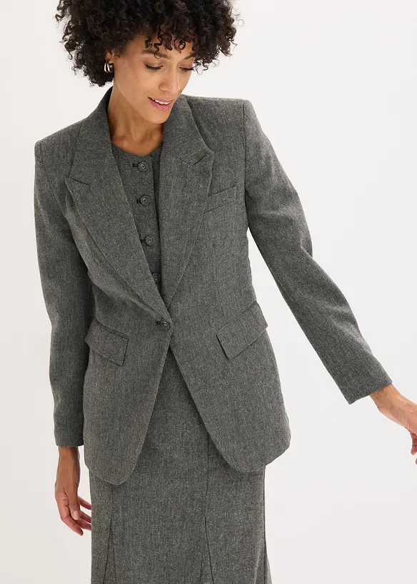 Blazer i tweed-stil, bonprix