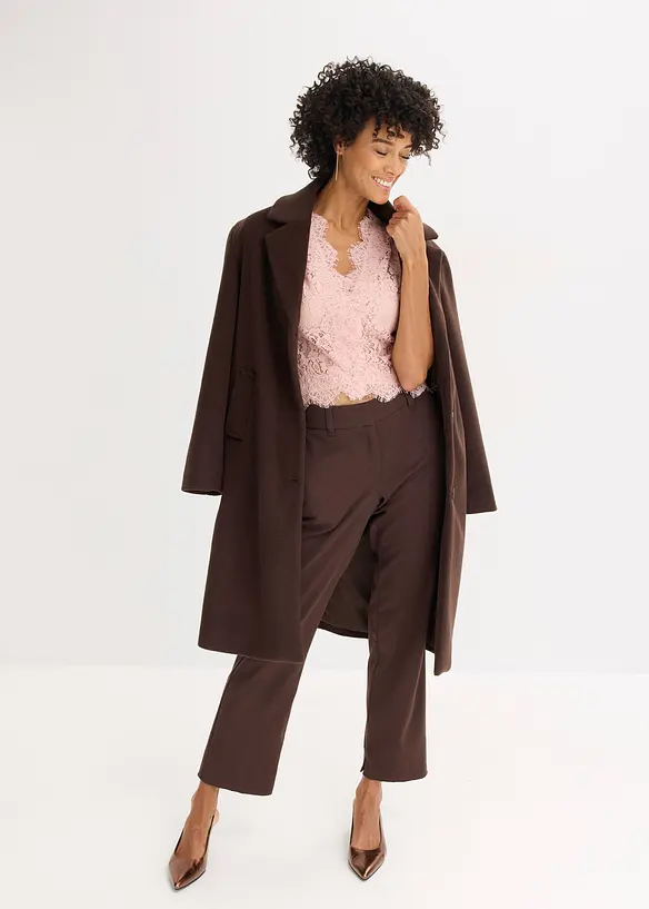 Vest i blondemateriale, bonprix