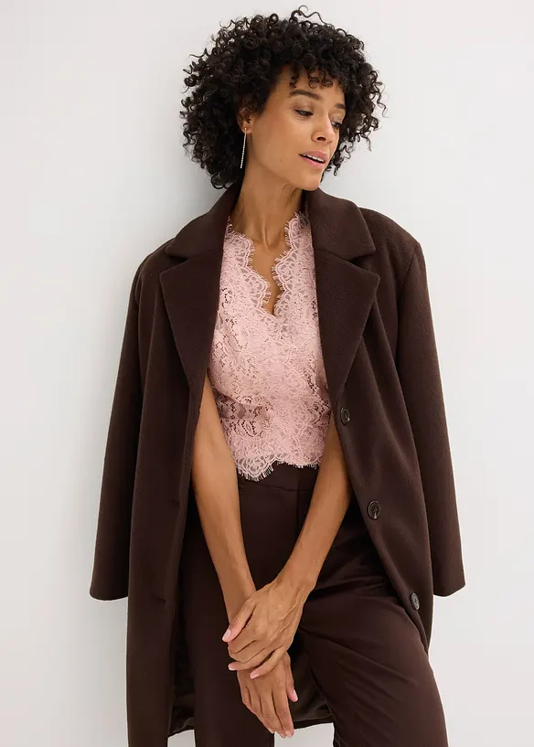 Vest i blondemateriale, bonprix