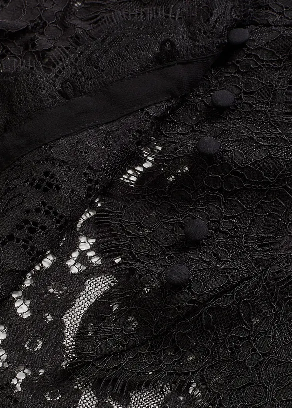 Vest i blondemateriale, bonprix