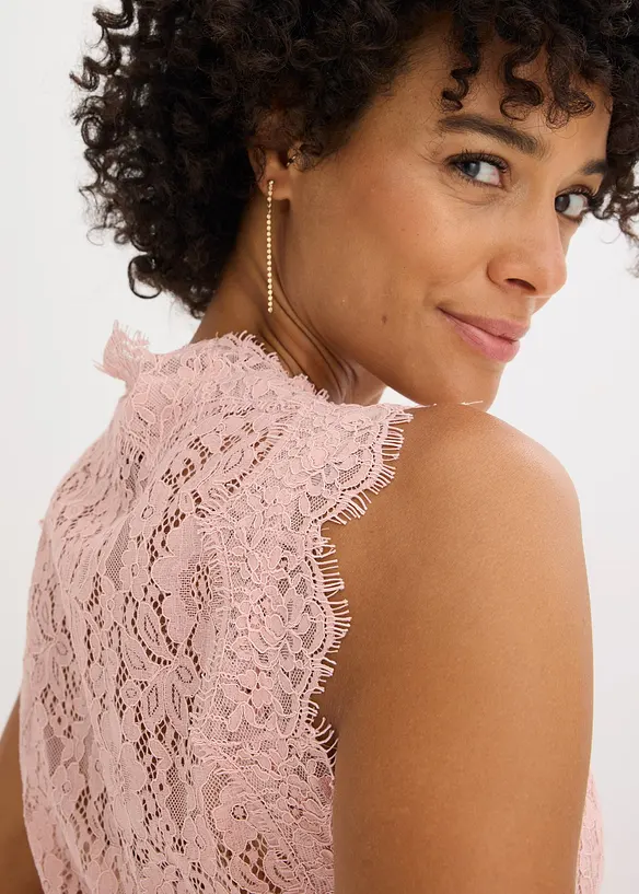 Vest i blondemateriale, bonprix