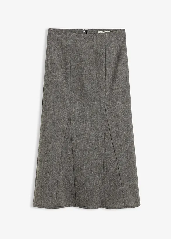 Breddesydd skjørt i tweedlook, bonprix