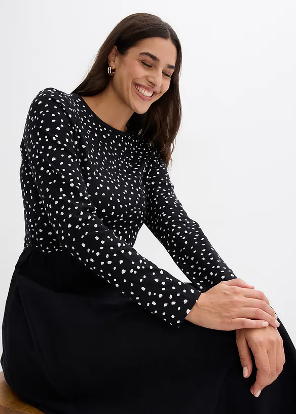 Kjole i 100% bomull, bonprix