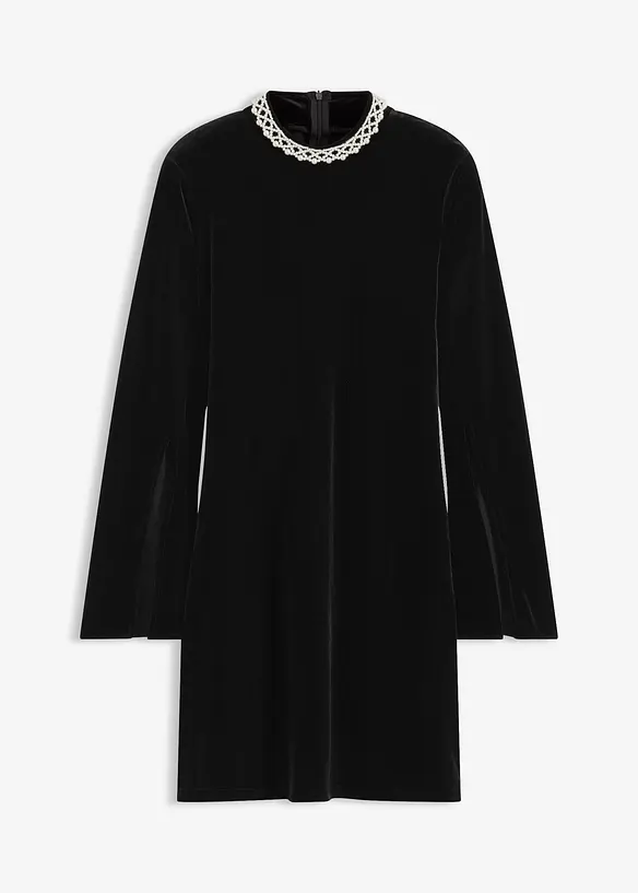 Minikjole i fin fløyel, bonprix