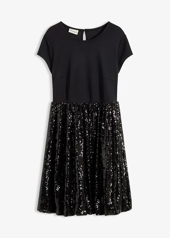 Jerseykjole i viskosemiks, bonprix