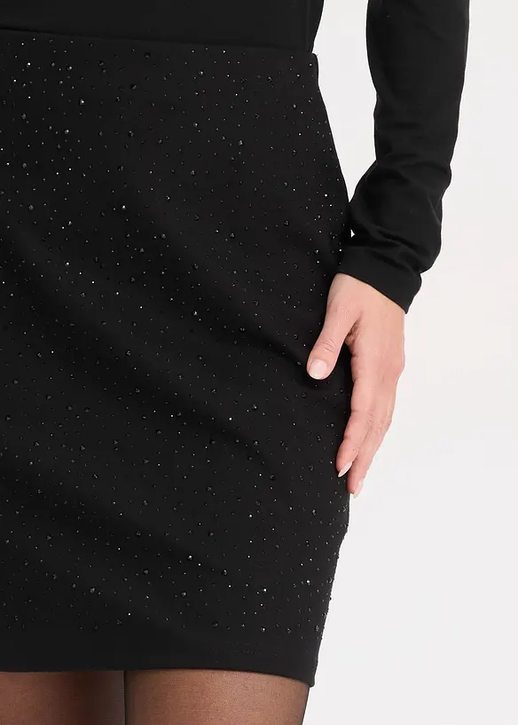 Miniskjørt i Punto di Roma-materiale, bonprix