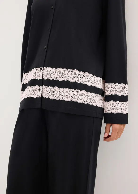 Pyjamas i myk viskosemiks, bonprix