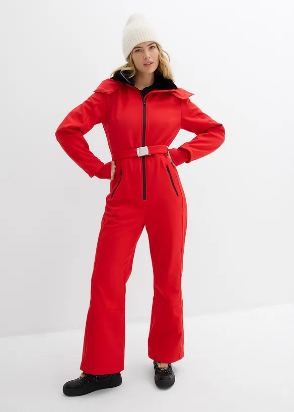 Vannavvisende, varmt f&ocirc;ret skidress i softshellmateriale, bonprix