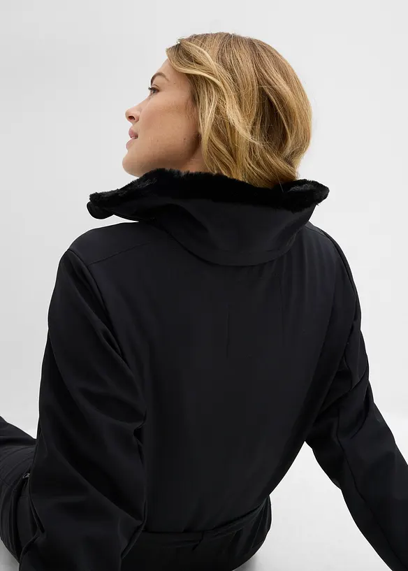 Vannavvisende, varmt fôret skidress i softshellmateriale, bonprix