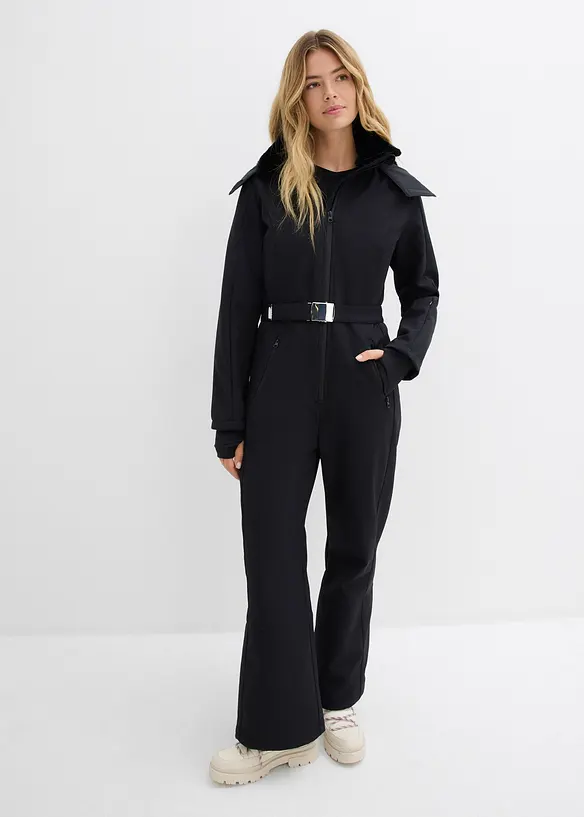 Vannavvisende, varmt fôret skidress i softshellmateriale, bonprix