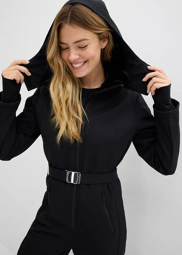 Vannavvisende, varmt fôret skidress i softshellmateriale, bonprix