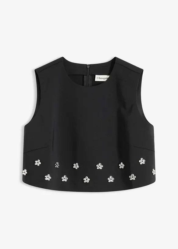 Bluse i bomullsmiks, bonprix