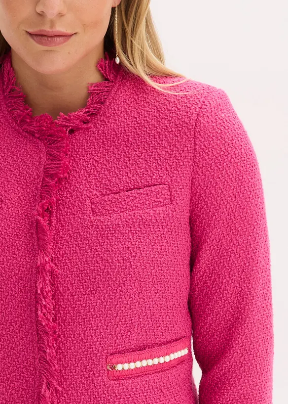 Kort boucléblazer, bonprix