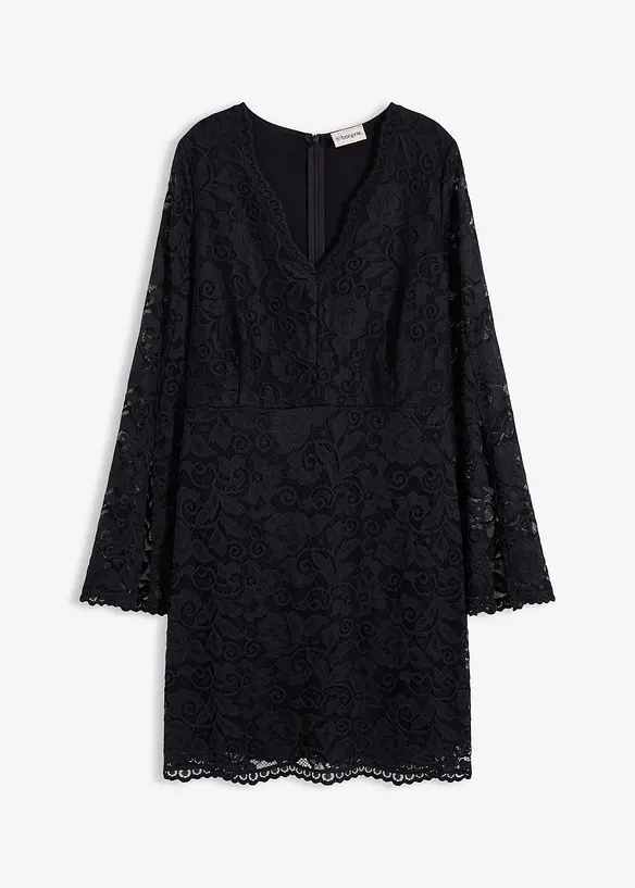 Blondekjole med trompetermer, bonprix