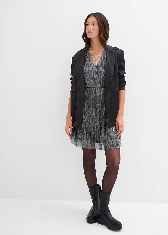 Kort glitterkjole, bonprix