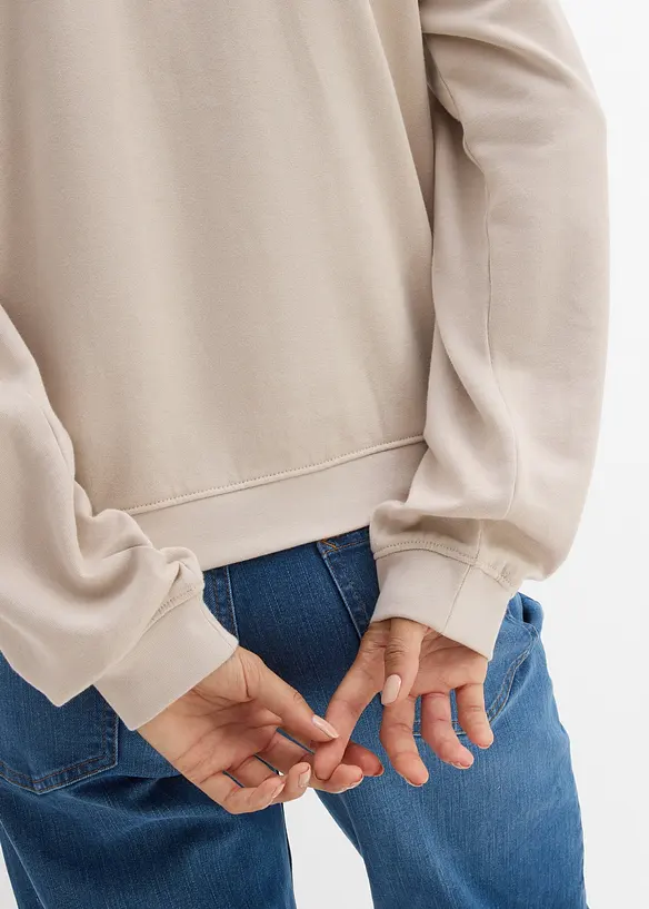 Sweatshirt i 100% økologisk bomull, bonprix