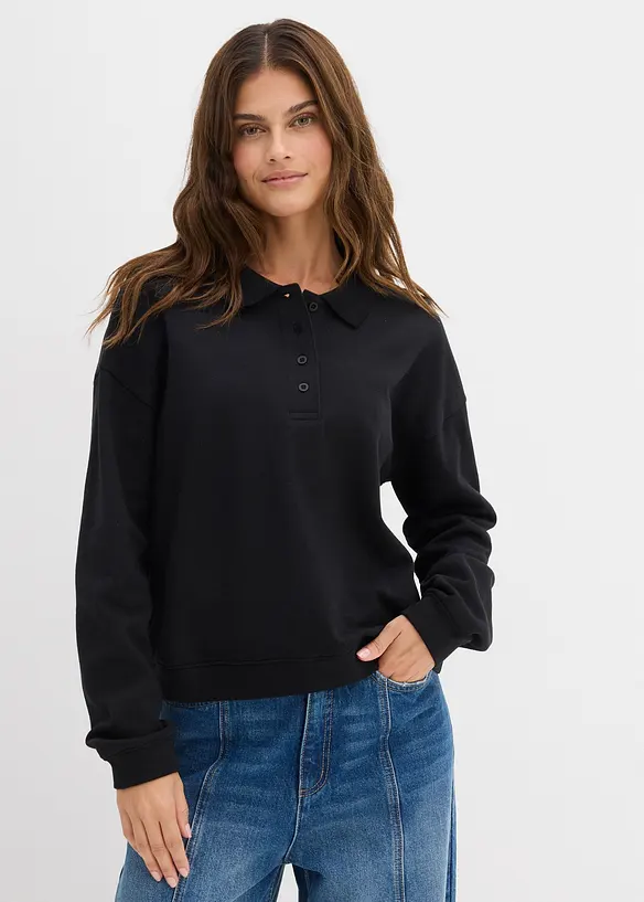 Sweatshirt i 100% økologisk bomull, bonprix