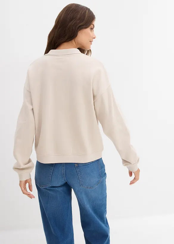 Sweatshirt i 100% økologisk bomull, bonprix