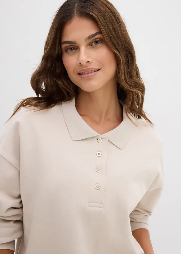 Sweatshirt i 100% økologisk bomull, bonprix