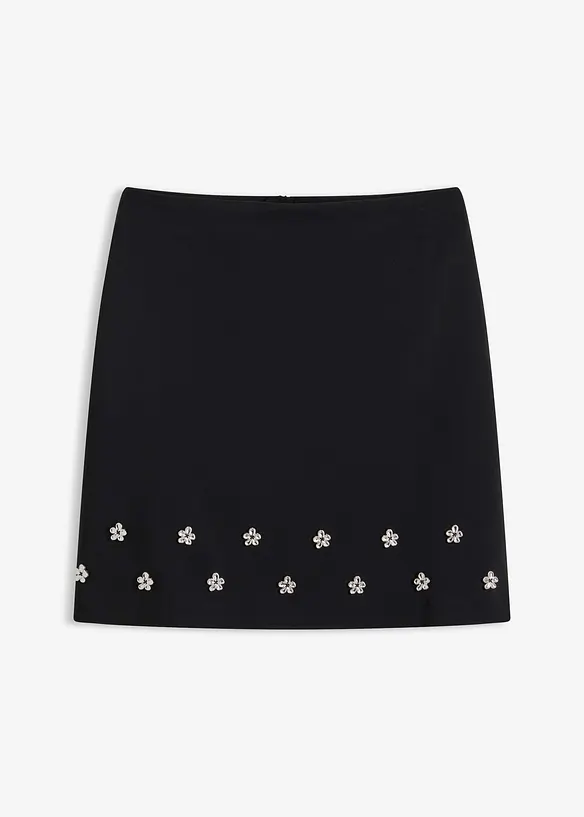 Miniskjørt i bomullsmiks, bonprix