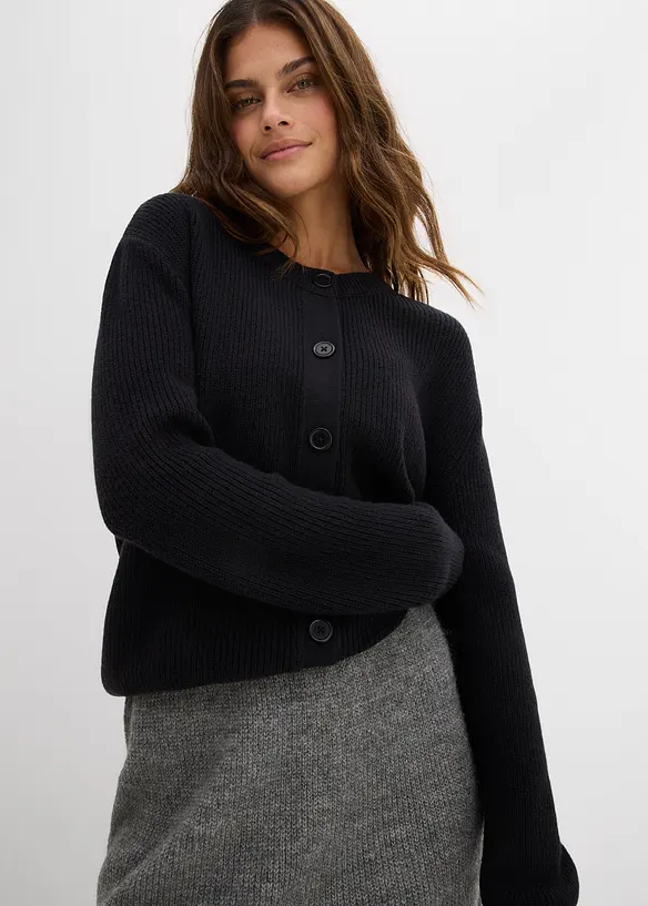 Kort, strikket skjørt, bonprix