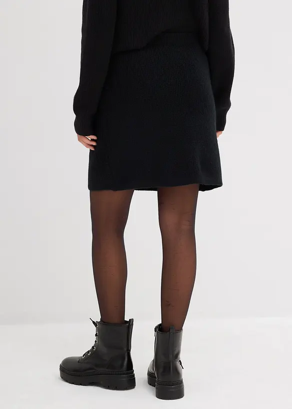 Kort, strikket skj&oslash;rt, bonprix