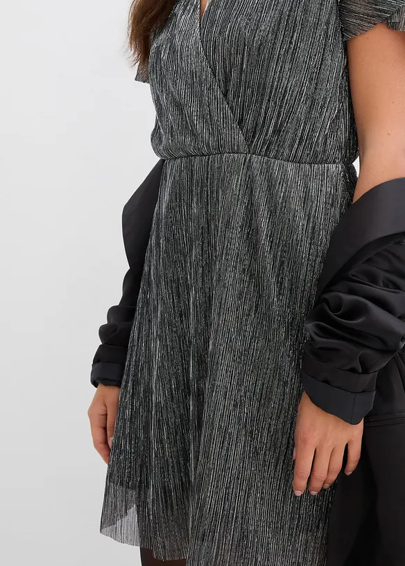 Kort glitterkjole, bonprix