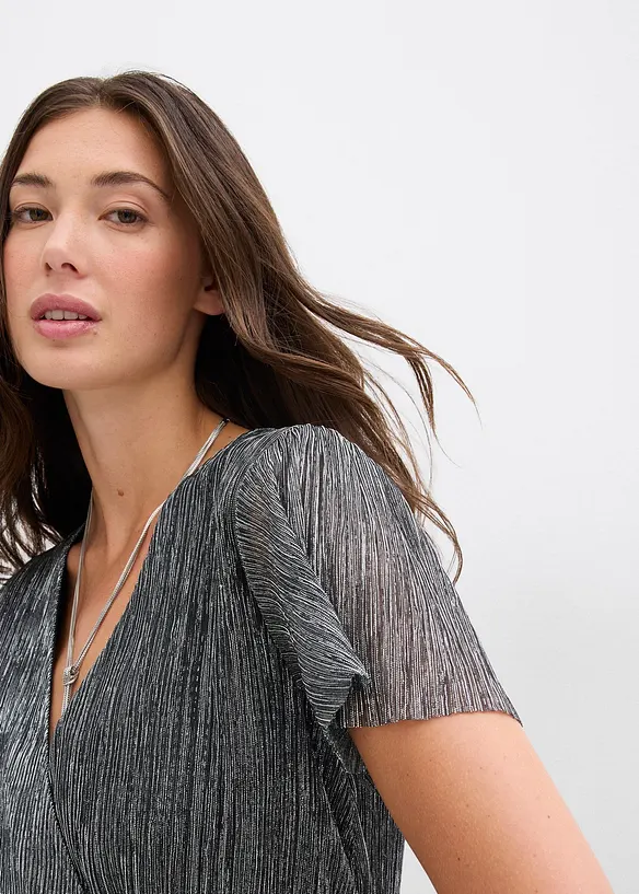 Kort glitterkjole, bonprix