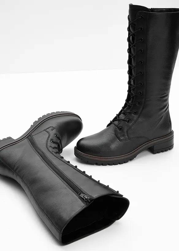 Ankelstøvletter med snøring, bonprix