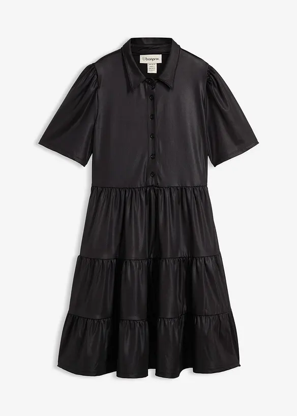 Minikjole av materiale med glans, bonprix