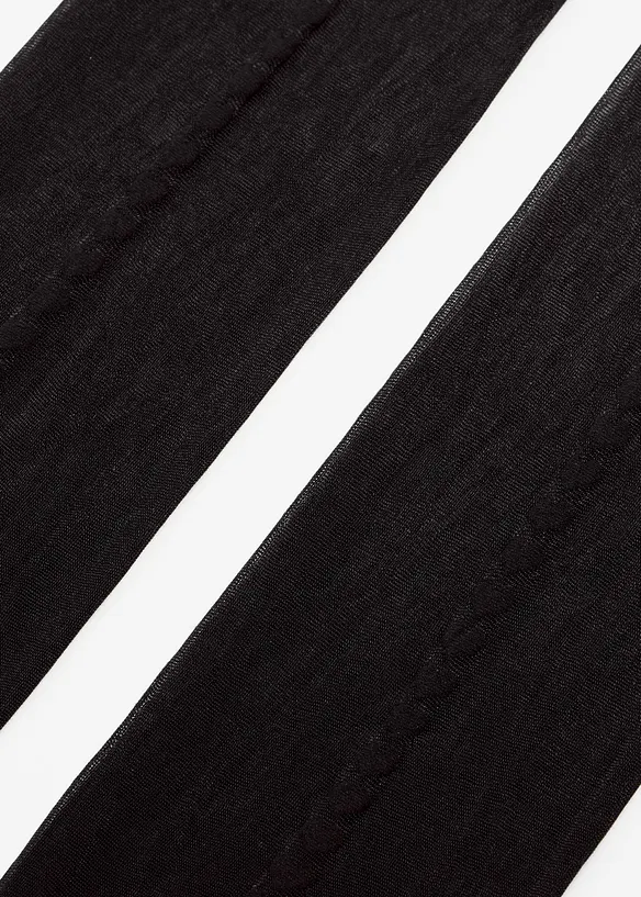 Fin strømpebukse med komfortlinning, 30 DEN, bonprix