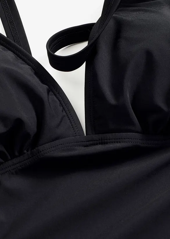 Shape-badedrakt med V-hals, lett formende, bonprix