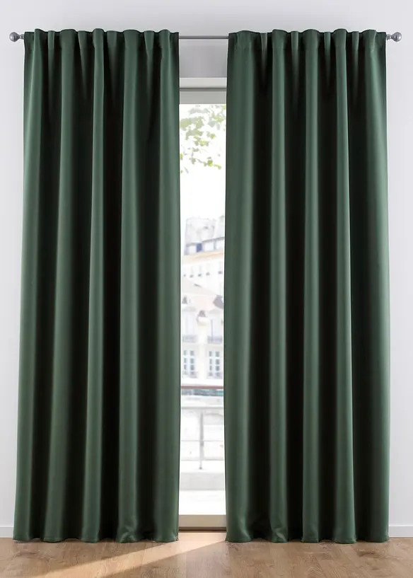 M&oslash;rkleggingsgardin, kommer i mange st&oslash;rrelser (1-pack), bonprix