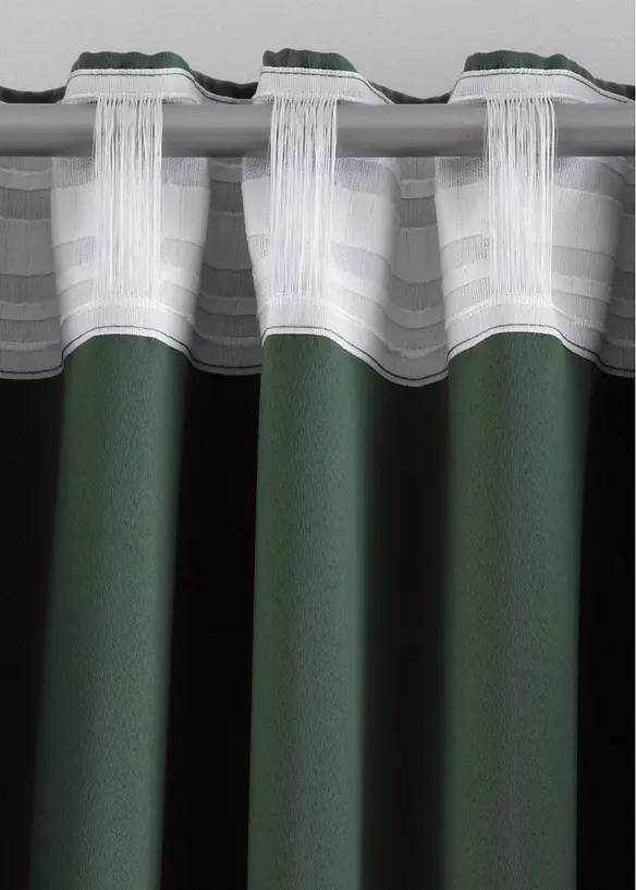 M&oslash;rkleggingsgardin, kommer i mange st&oslash;rrelser (1-pack), bonprix