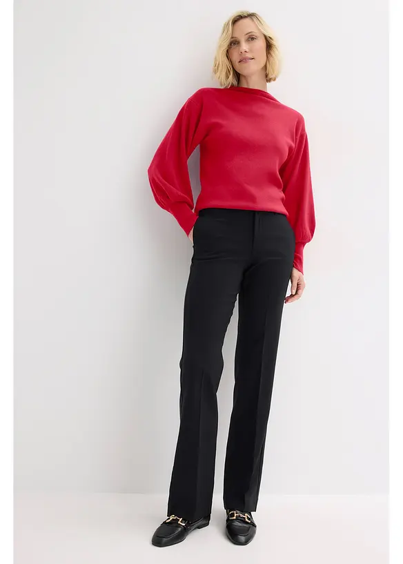 Feminin bukse med buksepress, bonprix