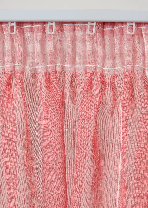 Gardin med vevde striper (1-pack), bonprix