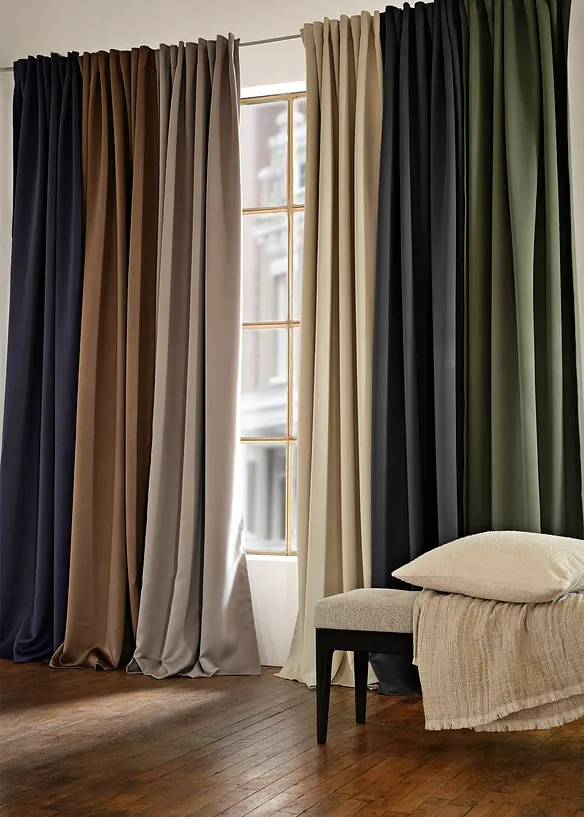 Mørkleggingsgardin, i flere størrelser (1-pack), bonprix