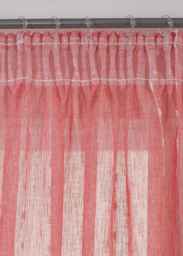 Gardin med vevde striper (1-pack), bonprix