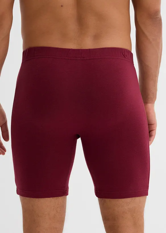 Boksershorts i ettersittende modell med lange ben (3-pack), bonprix