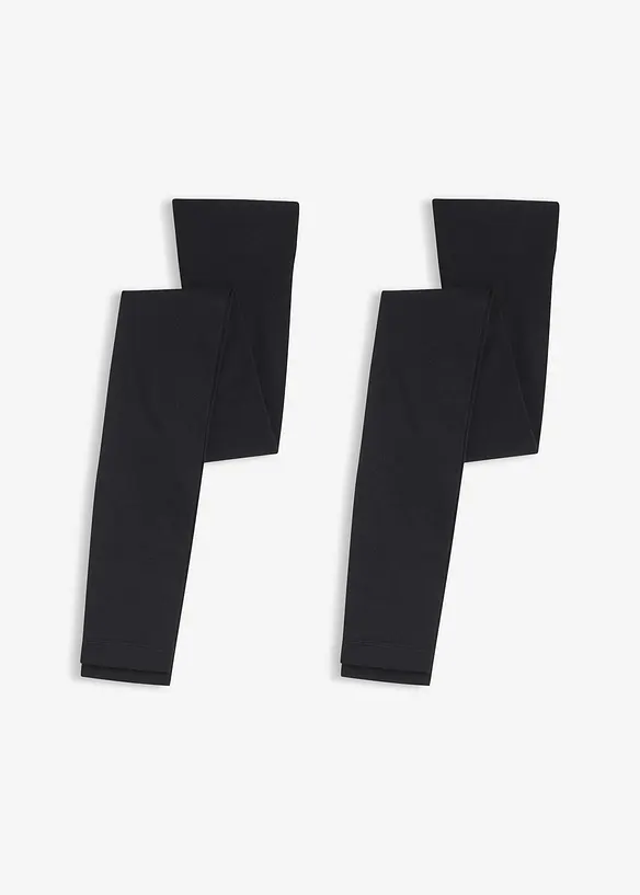 Strømpe-leggings med komfortlinning, 50 den (2-pack), bonprix