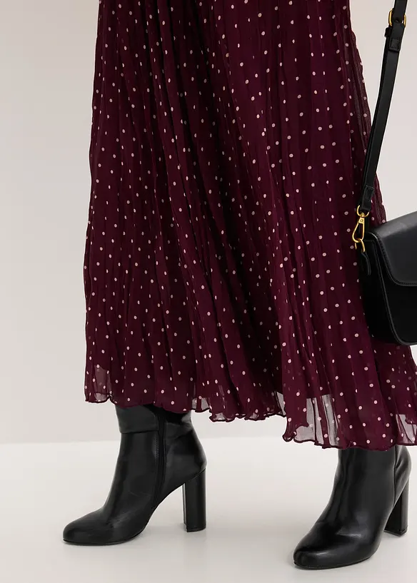 Chiffonskjørt i chrash look, bonprix