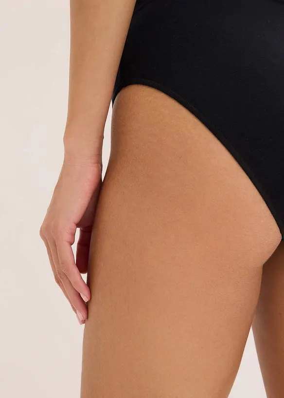 Truse med h&oslash;y midje og &oslash;kologisk bomull (7-pack), bonprix