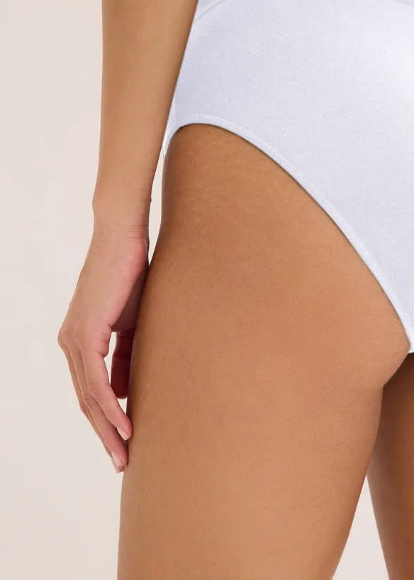 Truse med h&oslash;y midje og &oslash;kologisk bomull (7-pack), bonprix