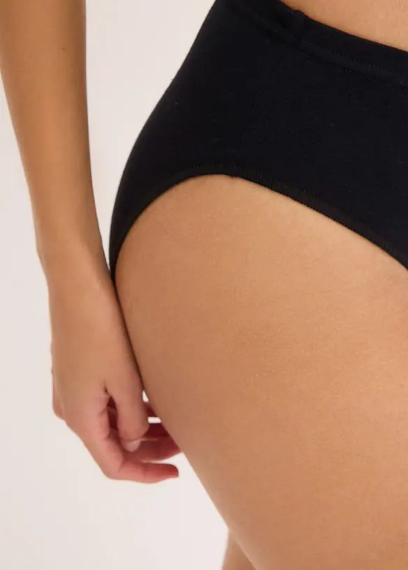 Truse med h&oslash;y midje og &oslash;kologisk bomull (7-pack), bonprix