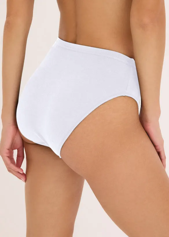 Truse med h&oslash;y midje og &oslash;kologisk bomull (7-pack), bonprix