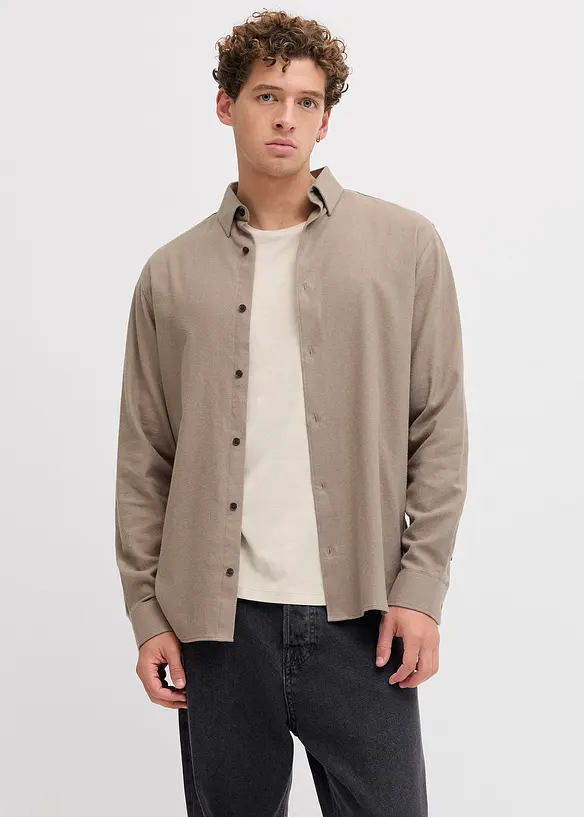 JJ REBEL-flanellskjorte av 100% bomull, J&J Rebel