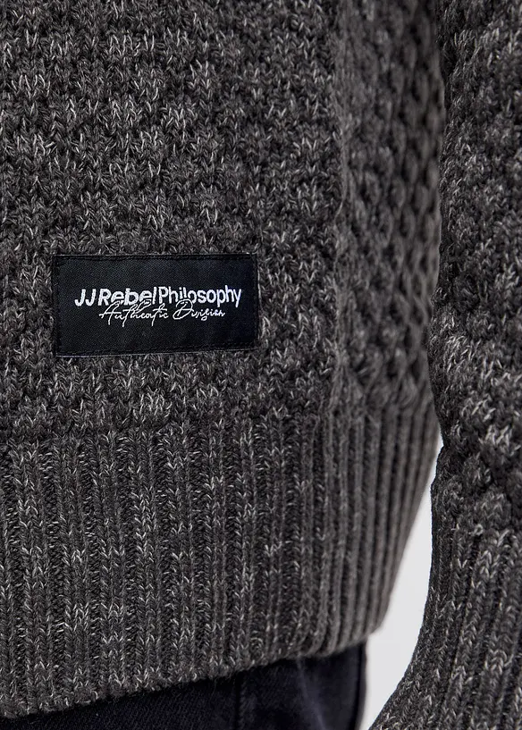 JJ REBEL-genser i Regular Fit, J&J Rebel